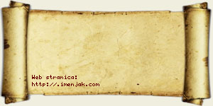 Tijana Milinović vizit kartica